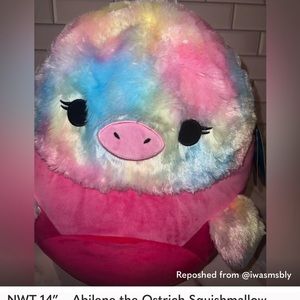 NWT 14”— Abilene the Ostrich Squishmallow